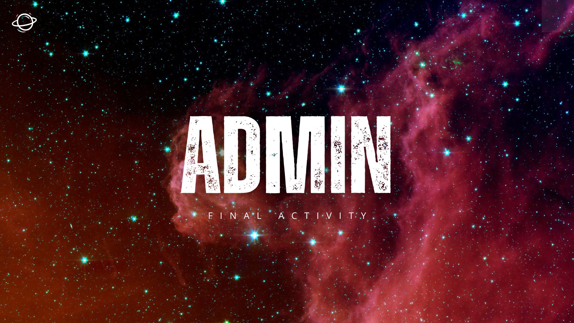 Final Activity - Admin Page